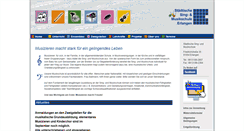 Desktop Screenshot of musikschule-erlangen.de